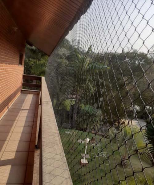 Proteção Anti-Fugas Para Gatos Crianças e Animais Em Varandas