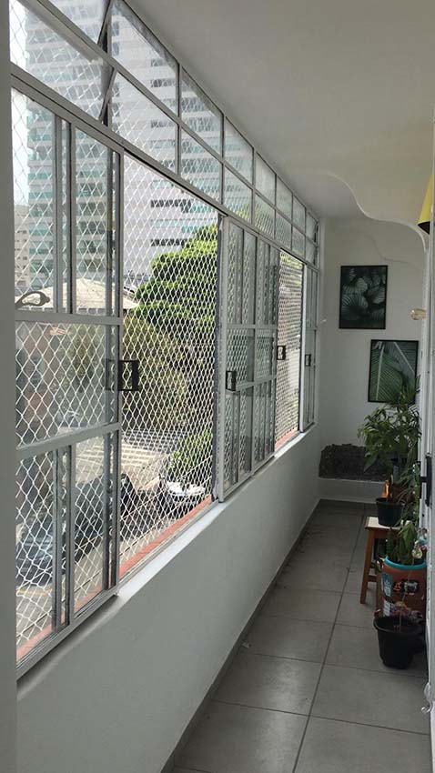 Proteção Confiável Para Gatos e Crianças Em Varandas Com Piscina