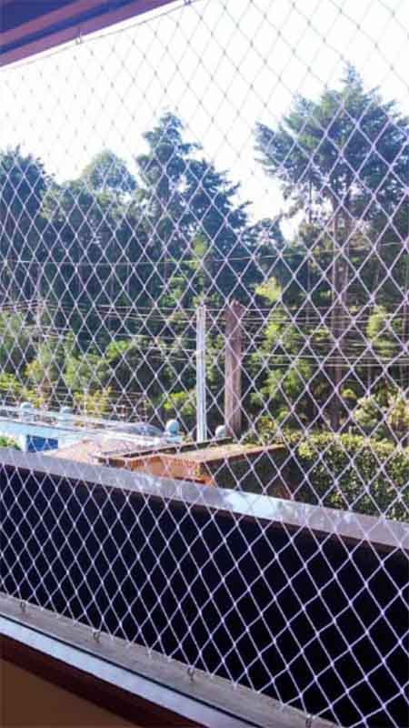 Proteção Para Gatos e Crianças Em Varandas Com Jardins e Piscina