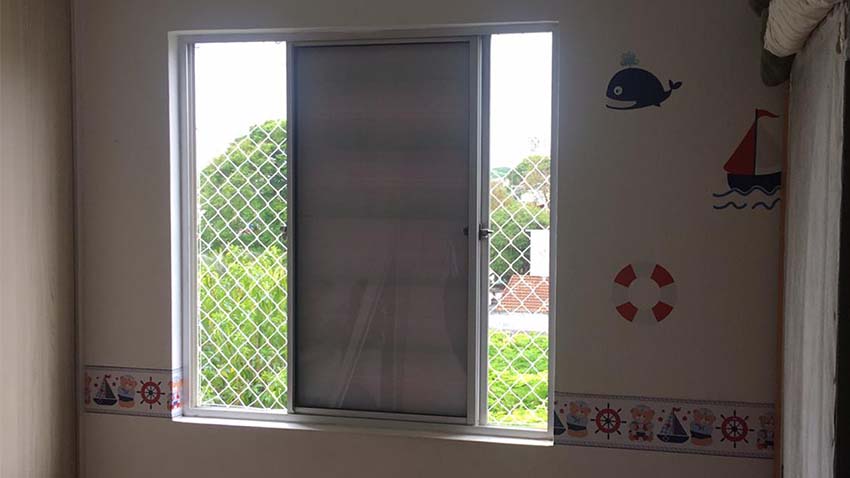 Telas Invisíveis Para Janelas Com Gatos e Crianças Segurança